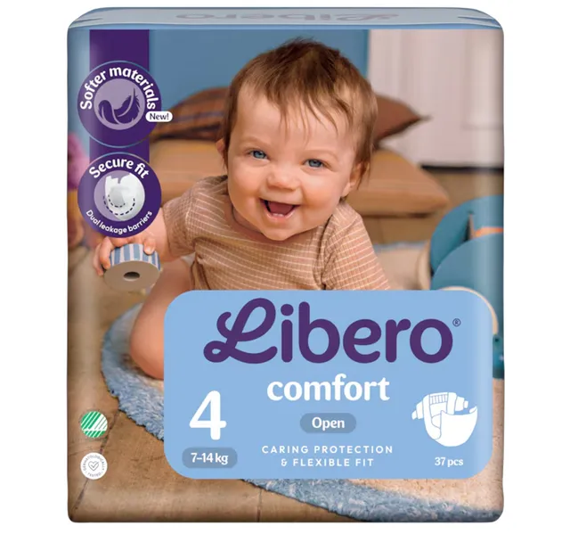 Libero Comfort Baby Diapers Size 4 7 14kg 37 Pcs