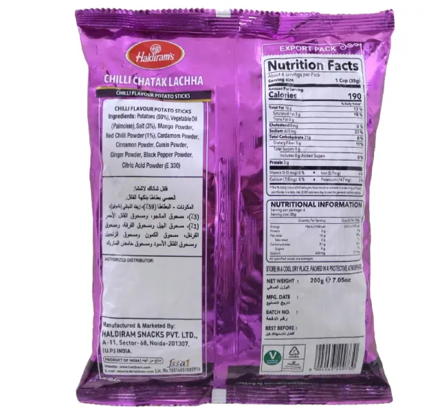 Haldirams Chilli Chatak Lachha 200 G