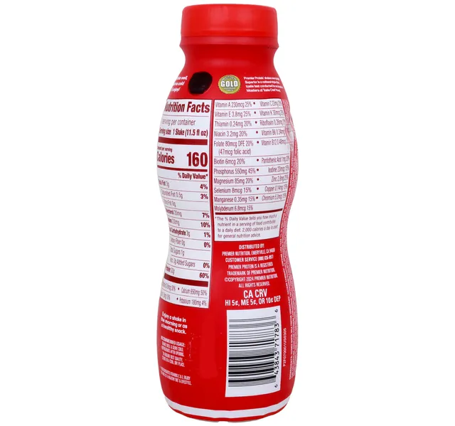 Premier Protein Strawberries Cream High Protein Shake 340 Ml