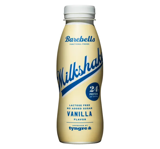 Barebells No Added Sugar 24g Protein Vanilla Flavor Milkshake 330 Ml