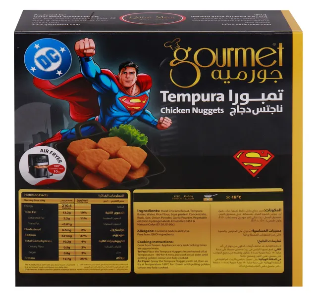 Gourmet Dc Superman Tempura Chicken Nuggets 400 G