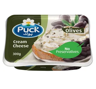 Puck Olives Cream Cheese Tub 300 g