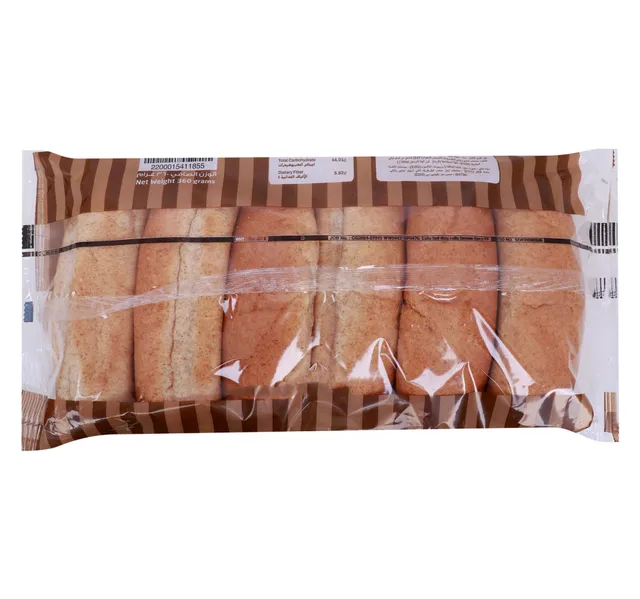 Lulu Brown Hot Dog Rolls 6 Pcs 360 G