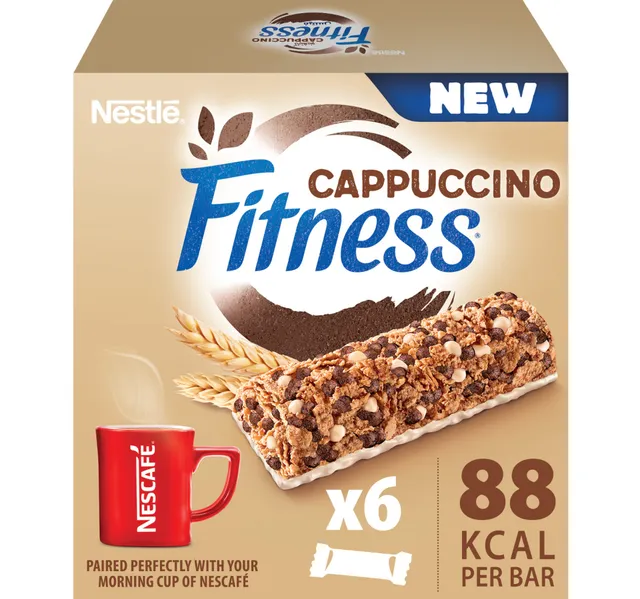 Nestle Fitness Cappuccino Breakfast Cereal Bar 23 5 G