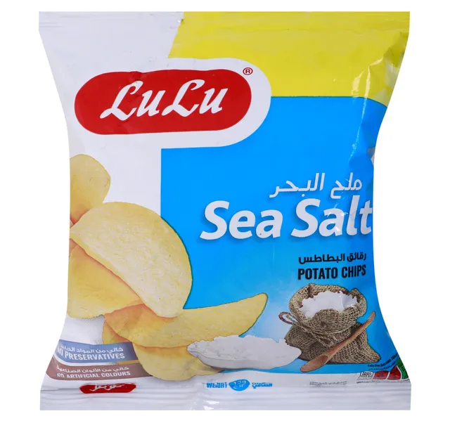 Lulu Sea Salt Potato Chips 24 X 13 G