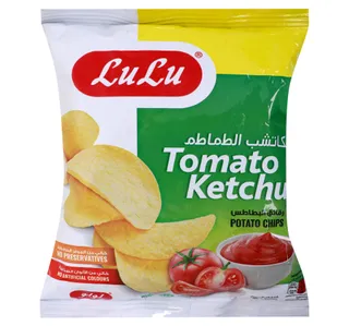 Lulu Tomato Ketchup Potato Chips 24 X 13 G