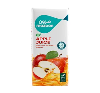 Mazoon No Added Sugar Apple Juice 180 ml