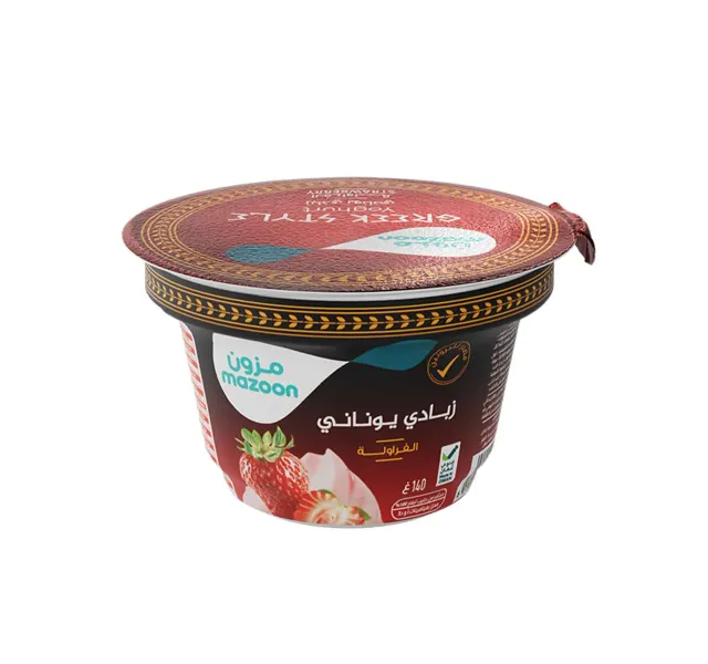 Mazoon Greek Style Strawberry Yoghurt 3 X 140 G
