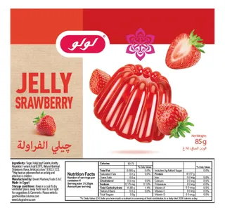 Lulu Jelly Strawberry 85 G