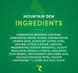 Mountain Dew Regular Can Value Pack 15 X 155 Ml