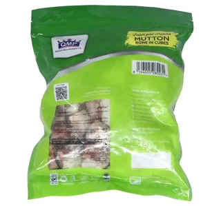 Qmp Frozen Mutton Bone In Cubes 500 G