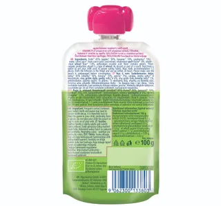 Hipp Organic Apple, Banana, Raspberry with Spelt from 6 Months 100 g