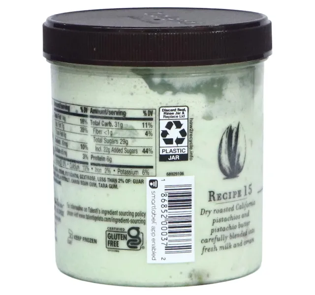 تالنتي جيلاتو فستق باسيفيك كوست 473 ml