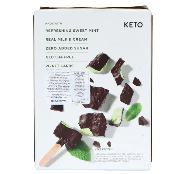 Keto Pint Mint Crunch Ice Cream Bars 325 Ml