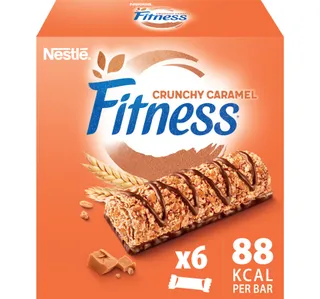 Nestle Fitness Crunchy Caramel Cereal Bar 6 X 23 5 G