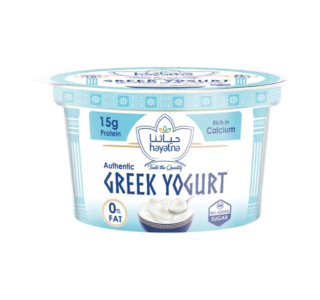 Hayatna 0 Fat Plain Greek Yoghurt 150 G