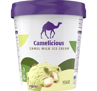 Camelicious Pistachio Camel Milk Ice Cream 125 Ml