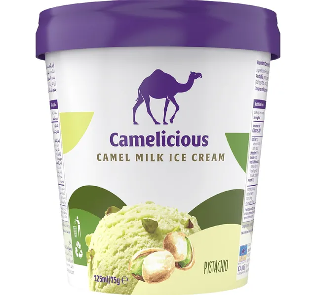 Camelicious Pistachio Camel Milk Ice Cream 125 Ml