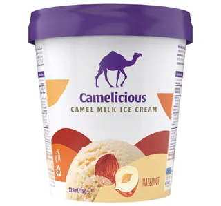 Camelicious Hazelnut Camel Milk Ice Cream 125 ml
