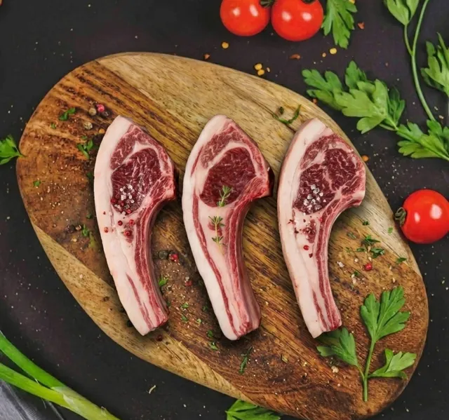 شرائح أضلاع لحم غنم أسترالي 300 جم