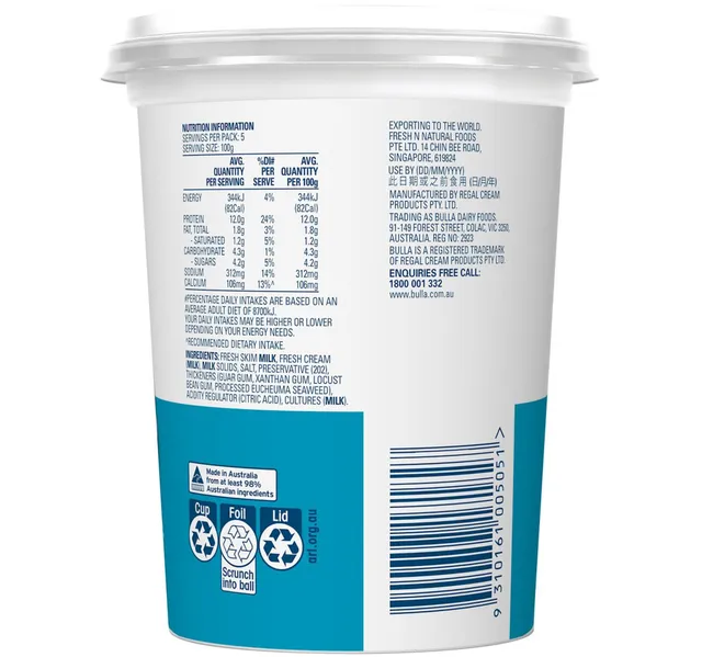 Bulla High Protein Original Cottage Cheese 500 G