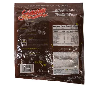 Yaumi Brown Tortilla Wraps 6 pcs 240 g