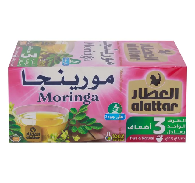 العطار شاي عشبي مورينجا 20 pcs