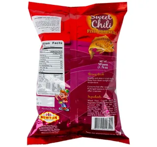 Newton La La Sweet Chili Fish Crackers 50 G