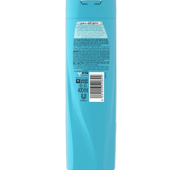 Sunsilk Thick & Long with Biotin Shampoo 400 ml