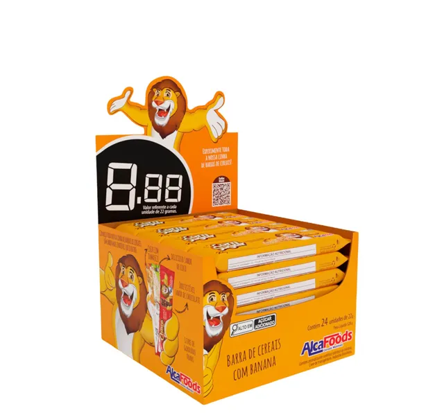 Alca Foods Banana Corn Sugar Cereal Bar 66 G