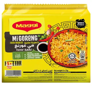 Maggi 2 Minute Mi Goreng Fried Instant Noodles 5 x 72 g
