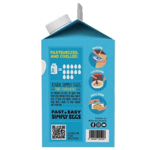 Jenan Simply Eggs 100 Real Egg Whites 500 G