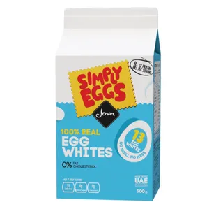 Jenan Simply Eggs 100 Real Egg Whites 500 G