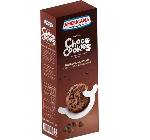 Americana Choco Cookies Double Chocolate Chips 180 g