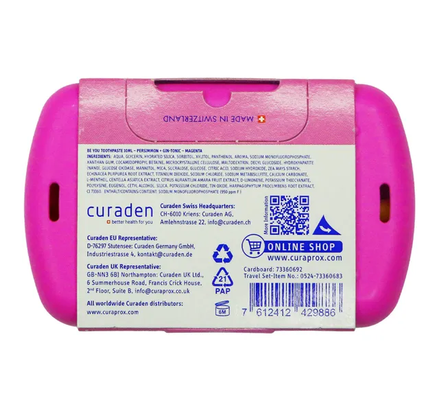 Curaprox Oral Care Travel Set Pink 1 Set