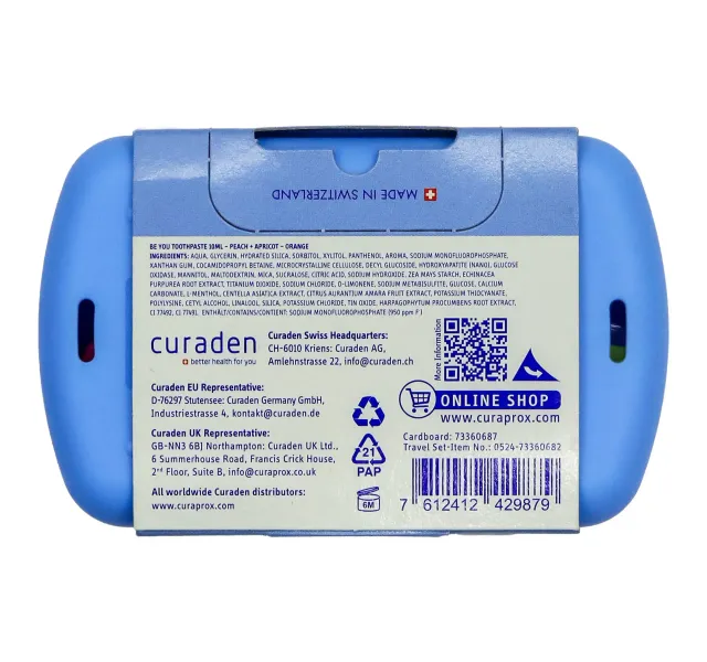 Curaprox Oral Care Travel Set Blue 1 Set