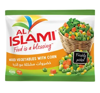 Al Islami Mixed Vegetables With Corn 450 G