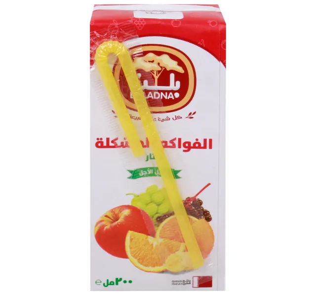 Baladna Long Life Mix Fruit Nectar Juice 200 Ml