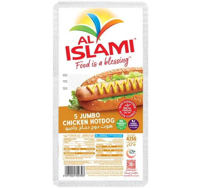 Al Islami Jumbo Chicken Hotdog 425 G