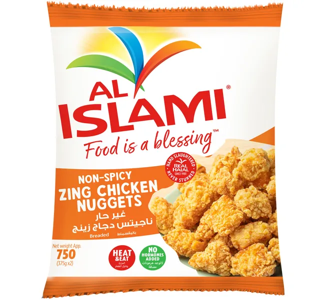 Al Islami Nonspicy Zing Chicken Nuggets 750 G