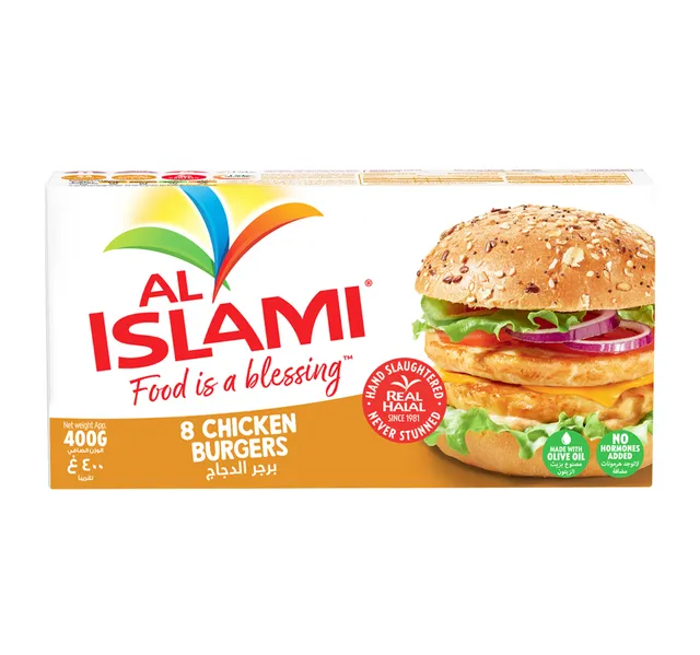 Al Islami Premium Chicken Burger 8 pcs 400 g