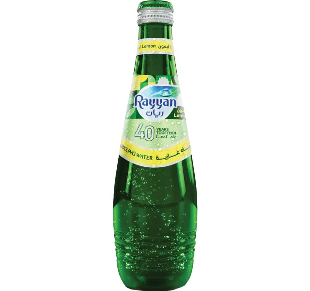 Rayyan Sparkling Water Glass Bottle Natural Lemon 250 Ml