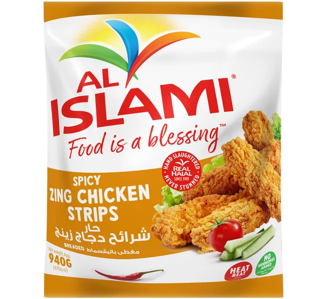 Al Islami Zing Chicken Strips Crispy Spicy 940 G