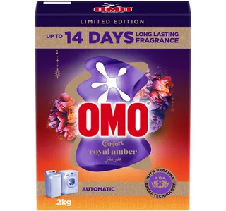 Omo Automatic Detergent Powder Royal Amber Ramadan Limited Edition 2 Kg