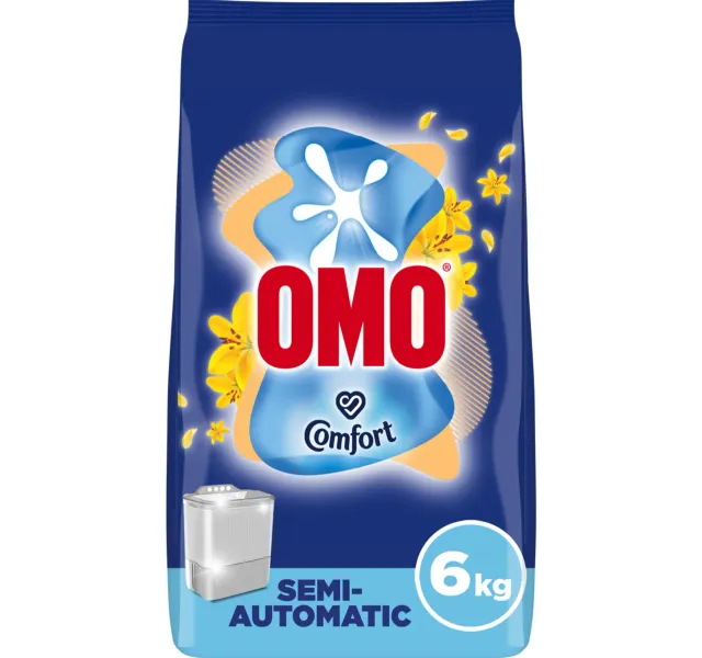 Omo Semi Automatic Laundry Detergent Powder Touch Of Comfort 6 Kg