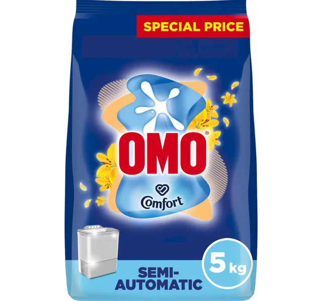 Omo Semi Automatic Laundry Detergent Powder Touch Of Comfort 5 Kg