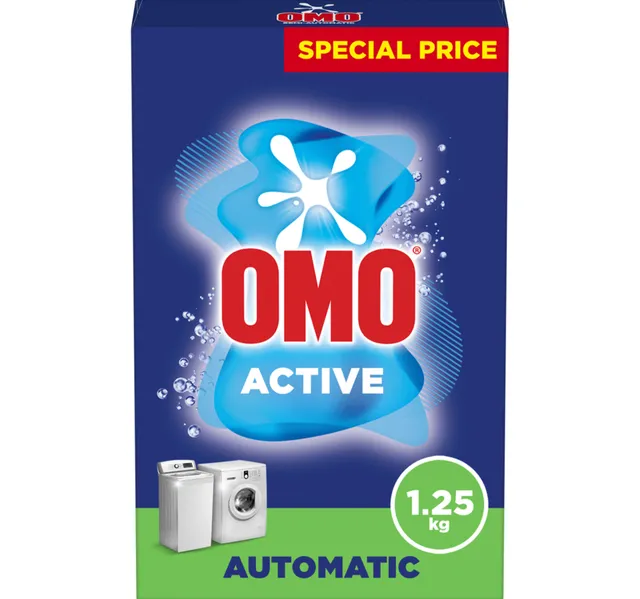 Omo Automatic Laundry Washing Powder Active 1 25 Kg