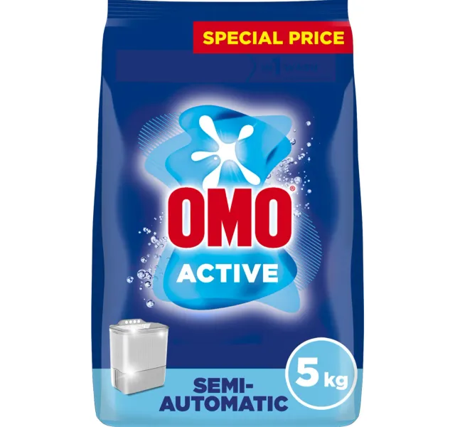 Omo Semi Automatic Laundry Washing Powder Active 5 Kg