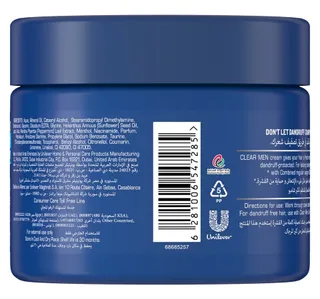 Clear Men Icy Menthol Styling Cream 275 Ml