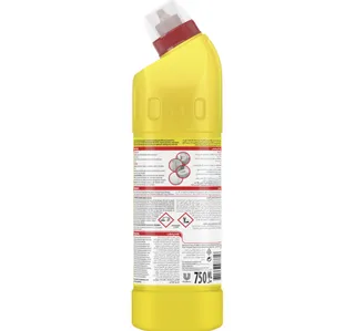 Jif Power Bleach Toilet Bathroom Cleaner With Lemon Scent 750 Ml